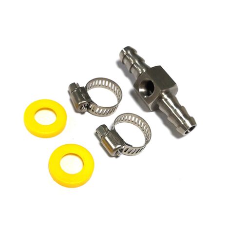 Raccordo A T In Ottone Per Tubo Carburante 4 Mm - 3 Vie Barbato - MSA 02018