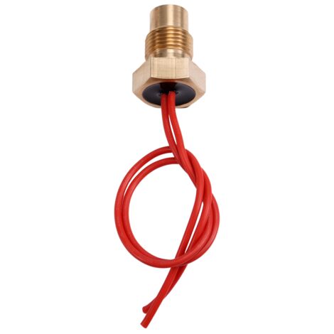 EVGATSAUTO Trasmettitore di temperatura elettrica, temperatura acqua/olio Temperatura 1/8 NPT Trasmettitore elettrico Trasmettitore Sensore di temperatura unità 0-150