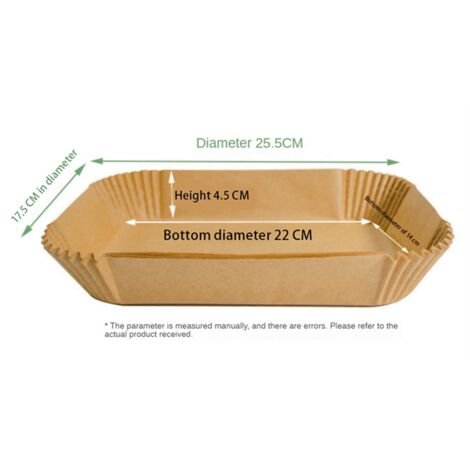CARTA FORNO PER Friggitrice Ad Aria Carta Friggitrice Usa e getta cucina 20cm EUR 10,95