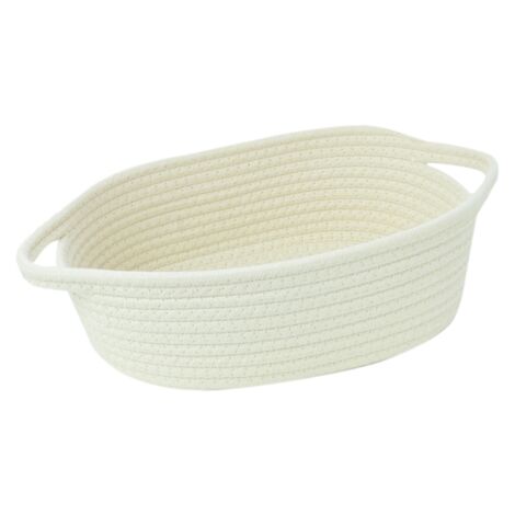 EDGEAM Corda di Cotone 6 mm Cordino Intrecciato Bianco crudo (5 Metri
