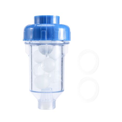 Veemoon Filtro Acqua Per Rubinetto Cucina – 6 Elementi Filtranti, Soffione Doccia Corto, Rotazione 360°