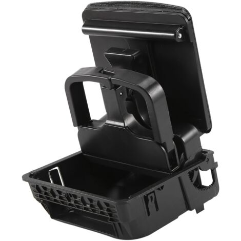 Portabevande posteriore bracciolo posteriore per EOS Golf MK5 Golf MK6 Rabbit Nero