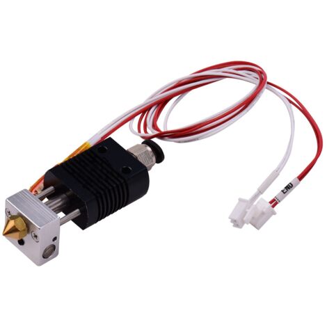 Kit Hotend 24V 40W Per Stampante 3D Creality CR-10S Pro - Blocco Riscaldamento In Alluminio, Ugello 0,4 Mm, Termistore 100K, Tubo PTFE - 2