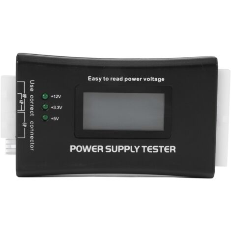 Tester Alimentatore PC LCD, Diagnostica Per ATX/BTX/ITX/TFX, Connettori 20/24 Pin, SATA, PCI-E