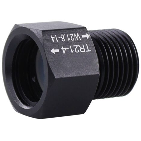 Adattatore Per Bombola CO2 Con Tubo Flessibile - W21.8-14 - 36 Pollici - Manometro Incluso - Per Ricarica Soda E Gas