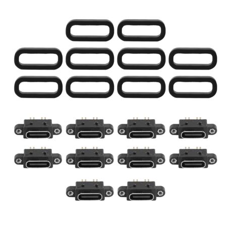 2 Pezzi M20 Impermeabile USB 3.0 Connettore Femmina a Femmina, IP68
