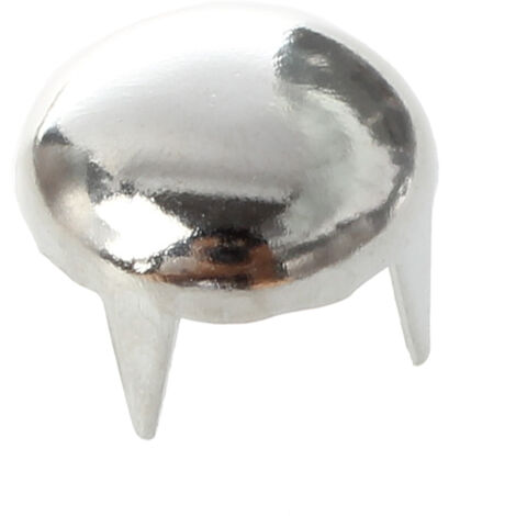 Borchie Punta Cono E Rivetti Per Pelle – 10 Mm X 29 Mm – Argento – 10 O 50 Pezzi – Fai Da Te