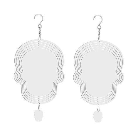 200 Pezzi Orecchini Rotondi In MDF Per Sublimazione - Bianchi, Doppia Faccia, Per DIY Gioielli Personalizzati (Senza Ganci) - 3