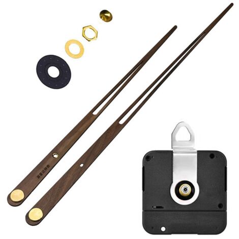 Kit Meccanismo Orologio Da Parete Al Quarzo Silenzioso Con Lancette - Ricambio Per Riparazioni E DIY, Incluso Set Lancette - 5