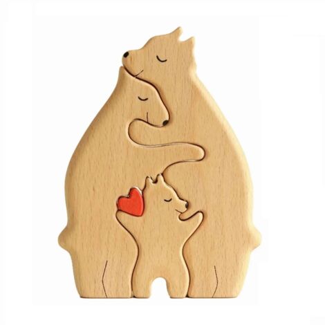 Cartello puzzle in legno per festa della mamma, regalo