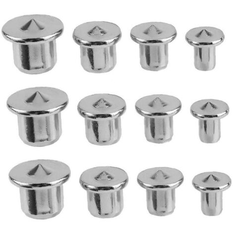 SCM Créations - Set di 2 Punte per Rete in Legno da avvitare con Viti per doghe, 53 mm