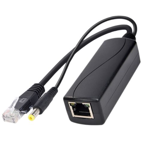 Splitter PoE Gigabit 90W - Répartiteur PoE++ Vers Alimentation DC 12-48V - Pour Alimenter Appareils Non-PoE Via Réseau - IP30, -40°C à +75°C