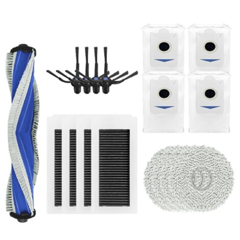 Kit Ricambi Per Conga 11090 - Spazzola Rullo, Filtri, Sacchetti, Panni, Spazzole Laterali E Pulizia (Pacchetto B)