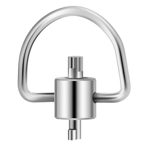Chiave Universale Per Tappi Di Bloccaggio Refrigerante HVAC - 3 In 1, Con Portachiavi A Molla, Per 410A E R22