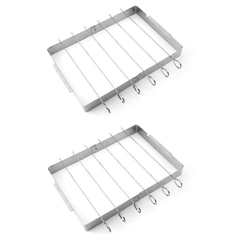 Forchette Barbecue Mais 10 Supporti Per Pannocchie Di Mais In Acciaio