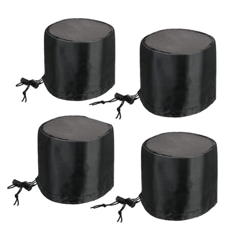 BDDC Coperture Elasticizzate Per Tavolo Alto Da Cocktail (3 Pezzi) – Nero, 81,3x109,2 Cm, Con Fondo Arricciato, Per Eventi E Matrimoni - 5