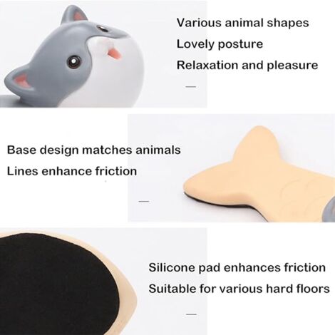 Fermaporta Per Porte In Cotone 2 Pezzi - Protezione Per Bambini E Animali Domestici, Evita Schiacciamento Dita, Facile Installazione Senza Fori, Colore Nero