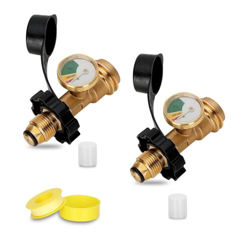 Ottone Propano Adattatore Serbatoio Di Campeggio Grill - Foto 7