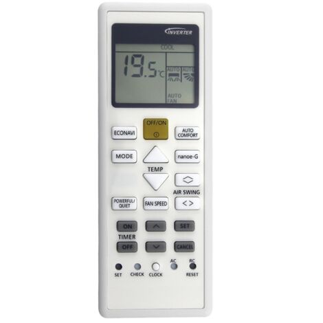 AULCMEET AKB73456104 Telecomando di ricambio compatibile con LG Condizionatori AKB73315601 E09EL E12EL Z09SL E09 USNW126HSA1 Z12EM. NSH, P09EN. NSJ, P12EN. NSJ, P24EN. NSK, P18EN. NSK