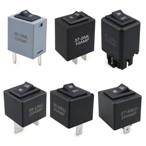 Confezione da 2 relè per auto a 4 pin 12V 40A, numero modello: JD2912