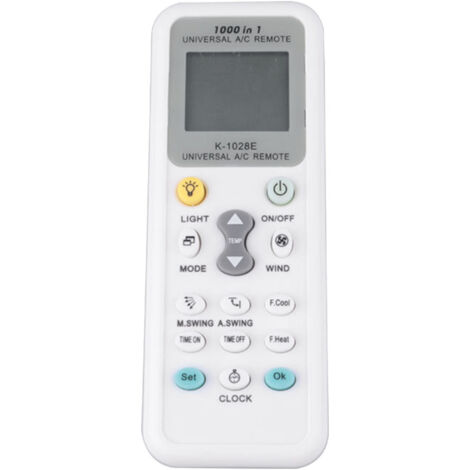 Socobeta Telecomando Telecomando di Ricambio Universale con Schermo LCD Compatibile con condizionatore d'Aria