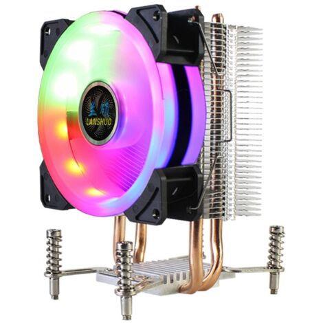 Dissipatore di calore per ventola CPU 6 Heatpipe per LGA 1156/1155/1150/775 - Potente dissipazione del calore, tubo di calore a forma di U, poggiapiedi regolabile