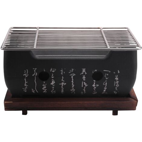 Griglia per barbecue giapponese coreana in lega di alluminio a carbone