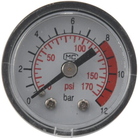 2 X 0-30 0-2Bar Mini Manometro Compressore Misuratore di