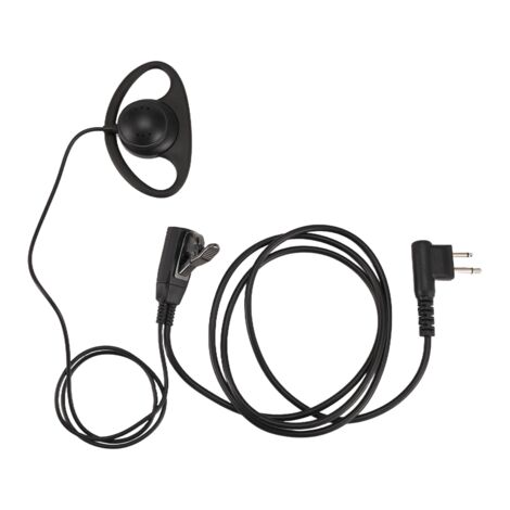 Auricolare, Jack da 3,5 mm Tipo D-Shell ascolto/ricezione Auricolare Auricolare, Auricolare con gancio per l'orecchio morbido, per radio bidirezionale, per telefono Auricolare, Jack da 3,5 mm Tipo D-Shell ascolto/ricezione Auricolare Auricolare, Auricolare con gancio per l'orecchio morbido, per radio bidirezionale, per telefono