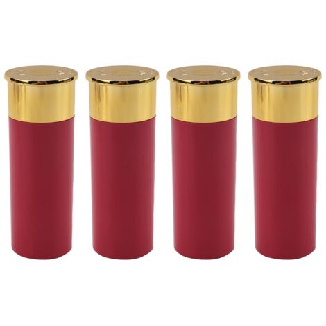 Set Di 4 Bicchierini Da Shot – Forma Di Casco Da Cavaliere Medievale, Dipinti A Mano, In Poliresina Con Inserti Metallo