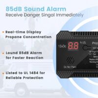Rilevatore Di Gas Propano 12V - Allarme 85DB Per Auto E Casa Con Sensore Digitale - Foto 11