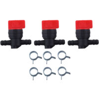 Valvola Intercettazione Carburante 2x 1/4 – Ricambio Universale Per Tosaerba E Motori (494768, 698183)