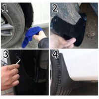 Paraspruzzi Per Mazda CX-30 LECREA - Set Da 4 Pezzi In ABS, Antisfarfallio E Protettivi