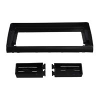 Fascia Per Autoradio 2 DIN Per Renault Logan, Sandero, Dacia Duster 2009-2015 - Adattatore Pannello Plastica ABS