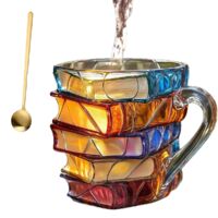 Tazza Regalo Per Lettori E Amanti Dei Libri - FALJIOK Novità Biblioteca - Tazza Da Caffè In Ceramica, Idea Regalo Compleanno - 3