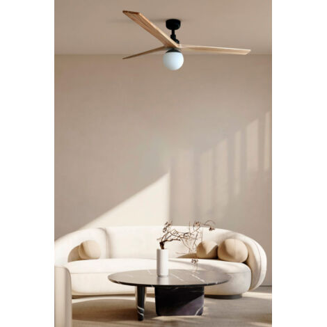 Faro Klim Gro er 3 Fl gel Deckenventilator Mattwei Eichenholz Mit faro-klim-gro-er-3-fl-gel-deckenventilator-mattwei-eichenholz-mit