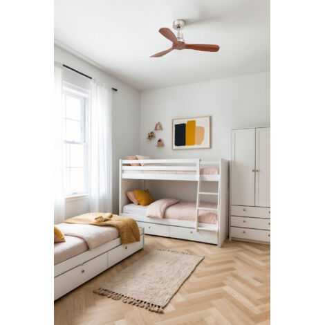 Citywalk E27 Deckenventilator - 3-Flügel Lüfter Mit E27 Gewinde | 360° Drehung | Leise & Energieeffizient