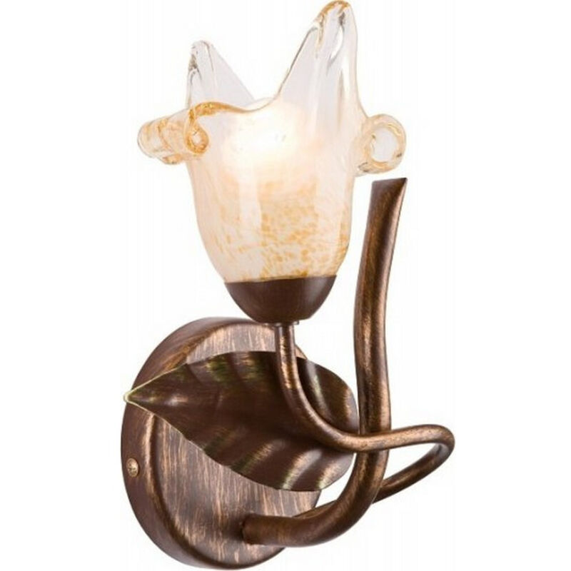 Coppia Di Applique A Foglia Barovier In Vetro Di Murano | Grand Vintage - Foto 12