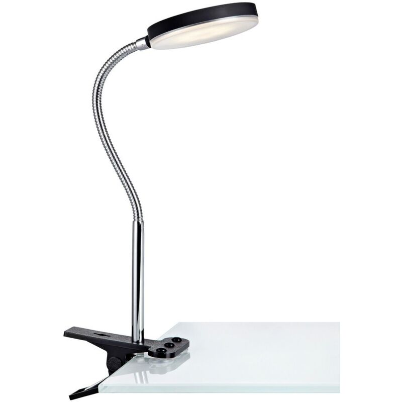 Alco Albert 937-11 Lampada Da Tavolo A LED Con Morsetto - 160 LED, 11.5W, Dimmerabile, Temperatura Colore Regolabile, Nero - 2