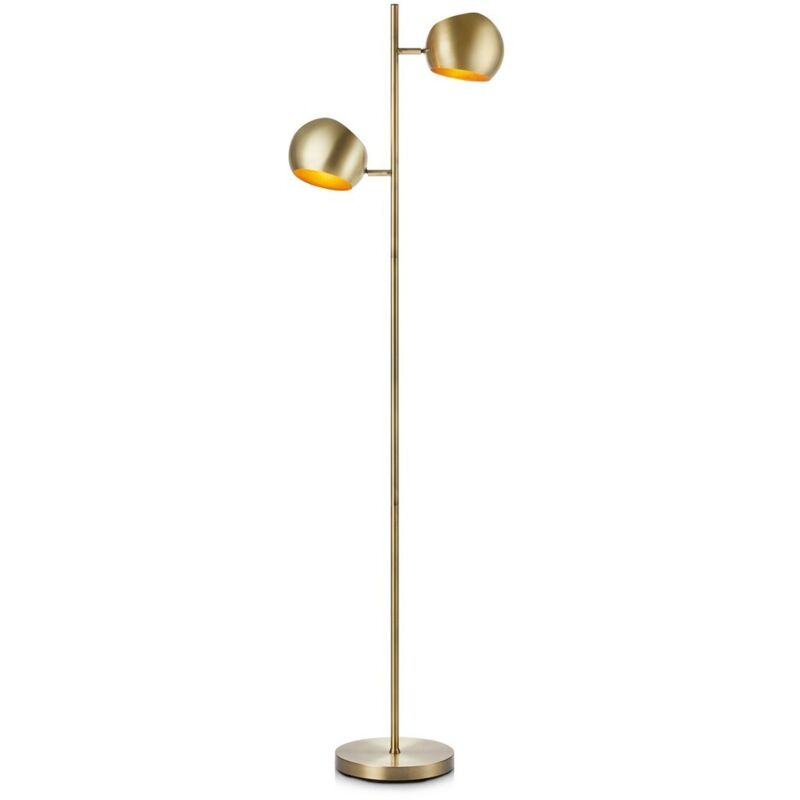 vidaXL Lampadario in Metallo Bianco con Perline in Cristallo