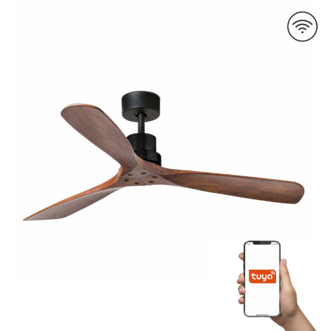 Ventilatore A Soffitto Faro Lantau: LED 15W Con Motore DC, 6 Velocità E Telecomando, Nichel Opaco