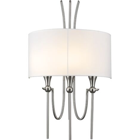 Elstead Agatha - Applique Da Parete Per Interni A 2 Luci Nichel Spazzolato G9 32744850