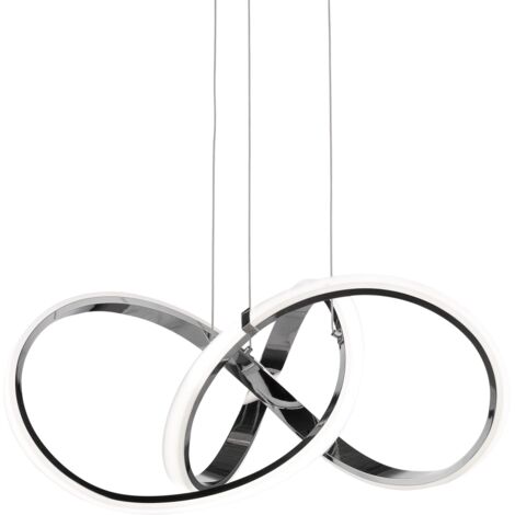 Plafoniera con lampadina inclusa moderno LED Fueva-C argento luce