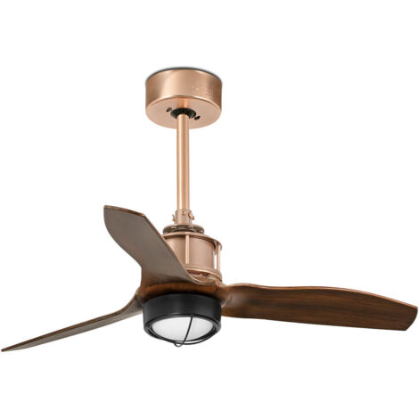 Ventilatore A Soffitto Depuley 42 Pollici Con Luce LED - Noce, Telecomando E APP, Motore DC