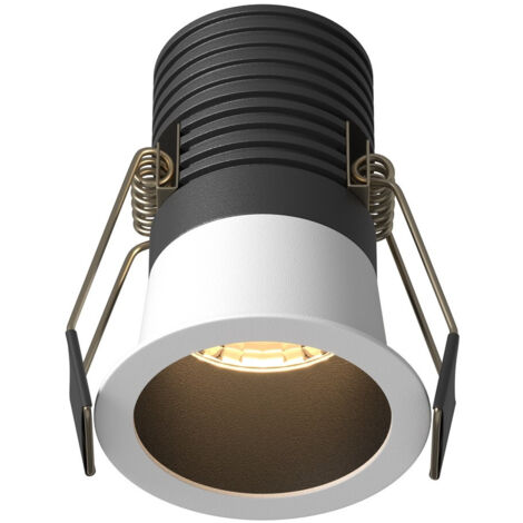 Paulmann 93661 Led Nova Faretto Da Incasso Rotondo Orientabile – Soffitto Bianco – Alluminio Opaco – Per Lampadina GU10 O GU53