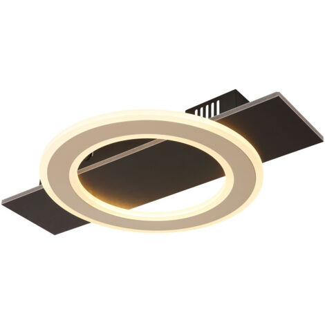 Lampada Piantana ad Arco Acciaio Diffusore Bianco H180 cm Brasilia GD Trio