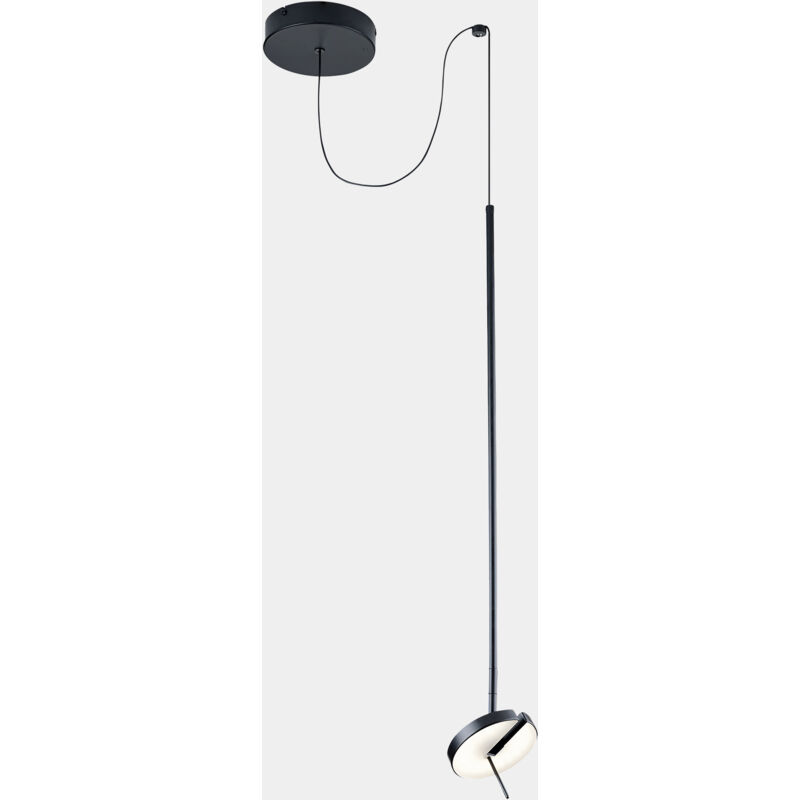 Lampada Da Lettura A Parete Grok Invisible – LED 765lm, Dimmer Touch, Nero Opaco, 3000K
