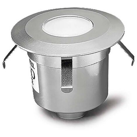 Foco Empotrable LED Leds-c4 GEA - 6 LED 0,5W, 48 Lúmenes, Aluminio Anodizado, Blanco Cálido