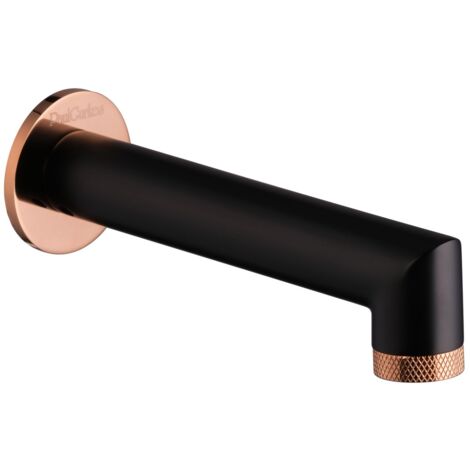 PaulGurkes Wanneneinlauf Auslauf Matt-Schwarz Rose-Gold (1/4)