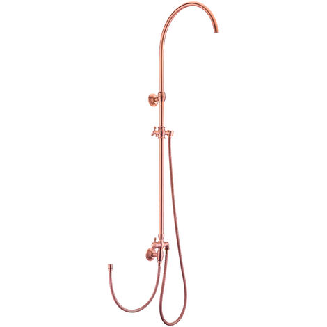 Duschsystem Aufputz Retro Kupfer Nostalgie Rote Bronze Regendusche
